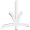 Ekena Millwork Davenport Architectural Grade PVC Gable Bracket, 60"W x 40"H x 2"D x 4"F, 16/12 Pitch GBP060X40X0204DAV00 - alternate 1